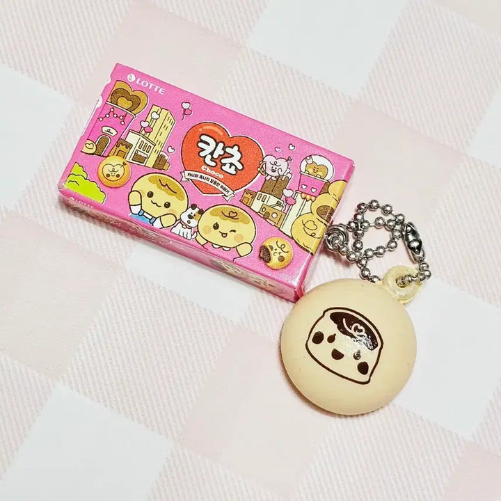 [BUNJANG] Lotte Kancho Miniature Squishy Keyring / 롯데 칸쵸 미니어처 스퀴시 키링