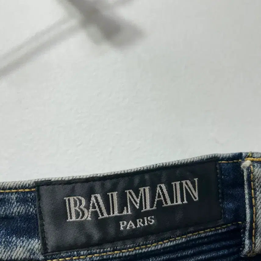 [BUNJANG] Balmain Biker Style Denim Jeans / 발망 바이커 스타일 데님 청바지  25/26