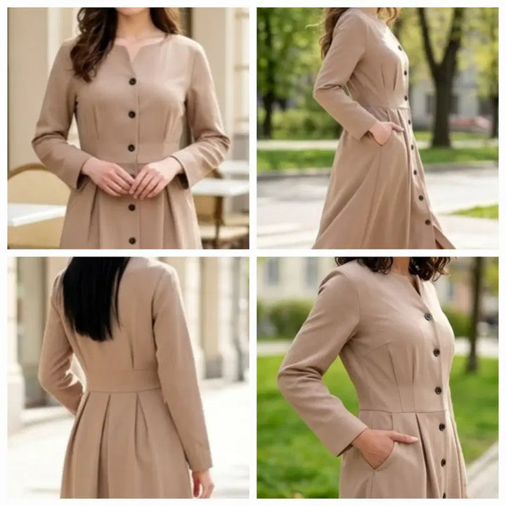 [BUNJANG] Urban Chic Beige Long Dress (Size 66) / Urban Chic 베이지 원피스  (66) 거의새거