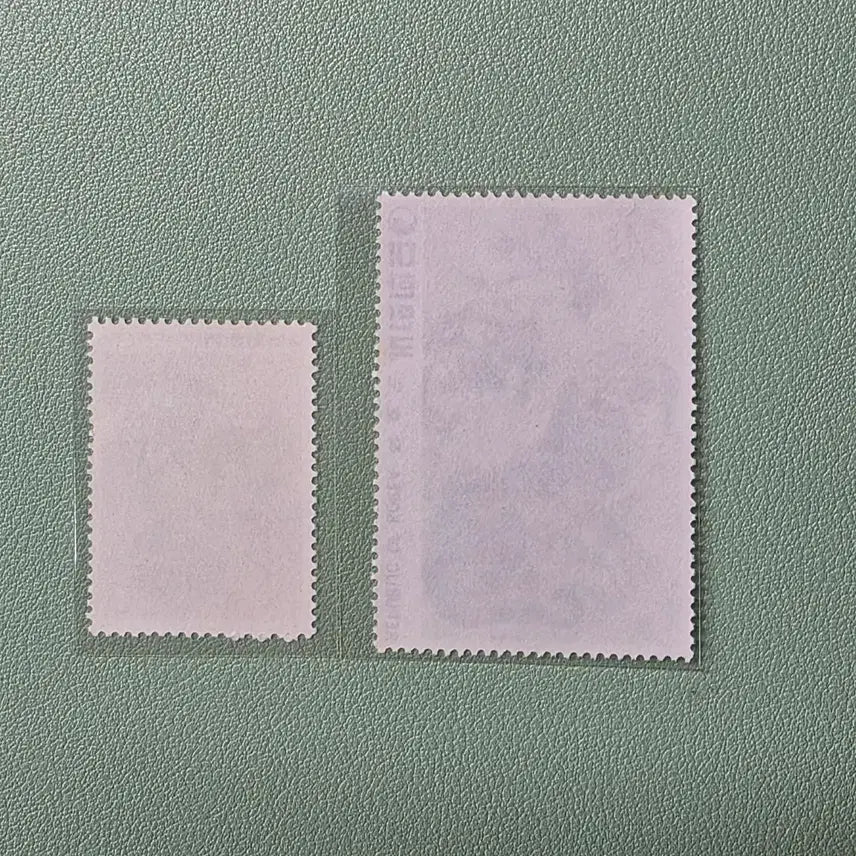 [BUNJANG] Folk Painting Series Stamp Set 1 (2 types) / (우표) 민화시리즈 제1집 2종단편 / 1980