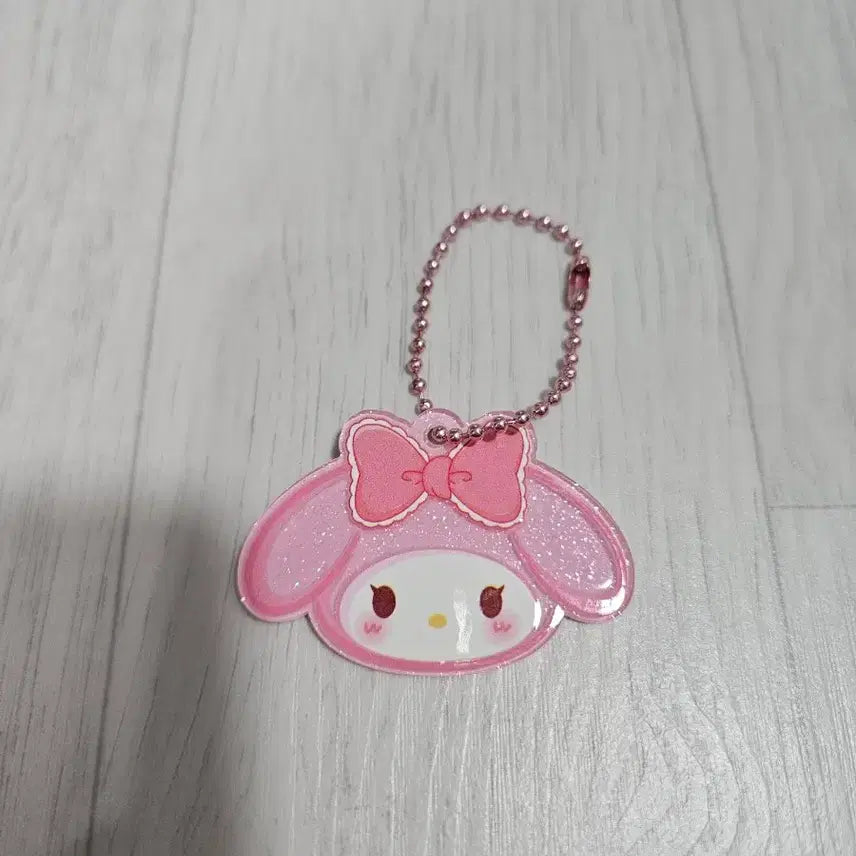 [BUNJANG] Sanrio My Melody Pink Acrylic Keychain / 산리오 마이멜로디 핑크 아크릴 키링