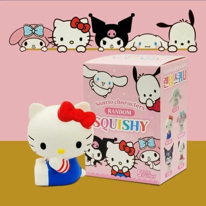 [BUNJANG] Sanrio Characters Random Squishy Toy - Kitty / 산리오캐릭터즈 랜덤 스쿼시 *키티