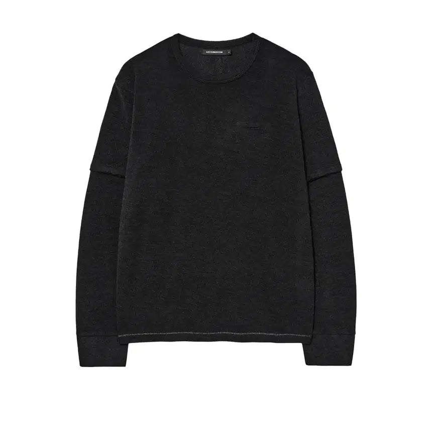 [BUNJANG] HAECHINGROOM Layer Cuffs Tee Black Size 4 / 해칭룸 Layer Cuffs Tee Black 4