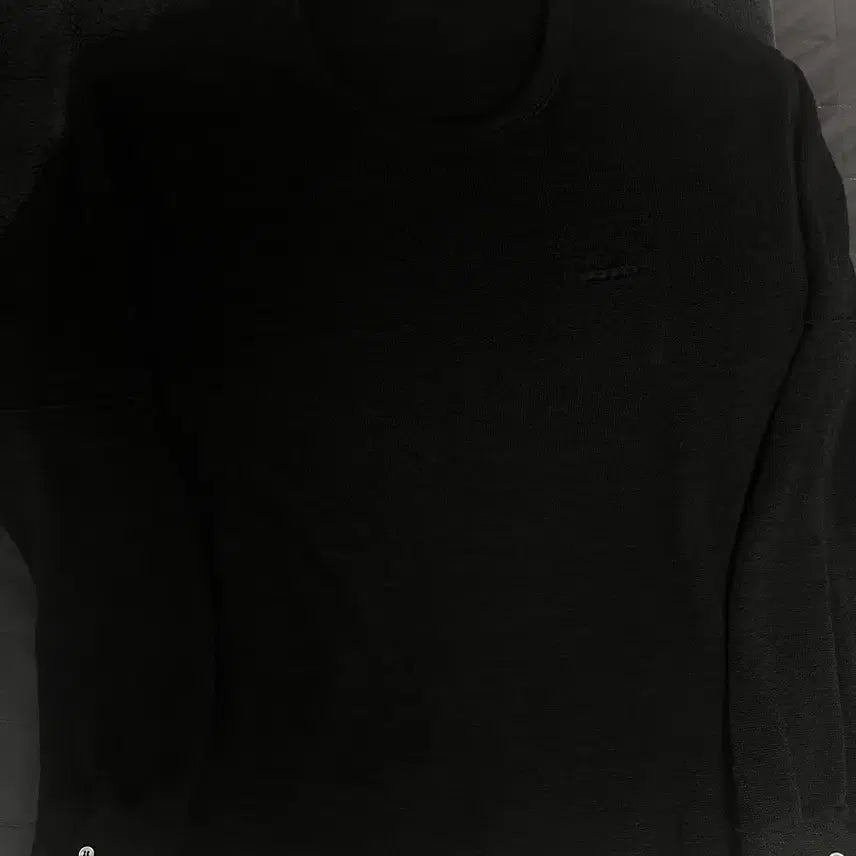 [BUNJANG] HAECHINGROOM Layer Cuffs Tee Black Size 4 / 해칭룸 Layer Cuffs Tee Black 4