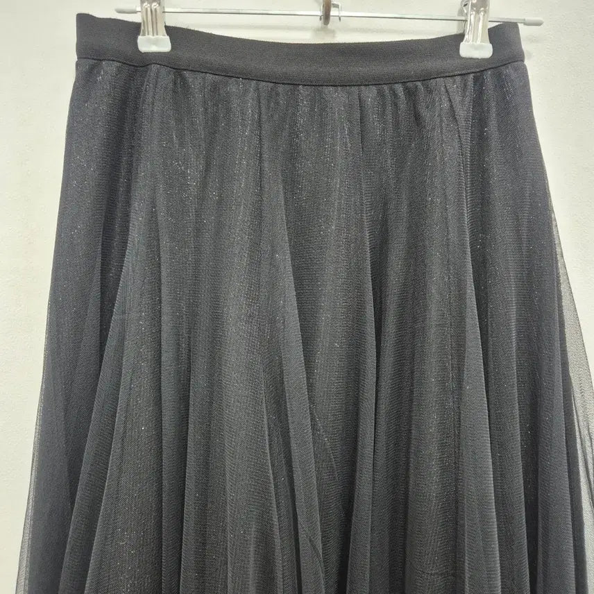 [BUNJANG] Black Long Tulle Skirt / 블랙 롱 튤 스커트