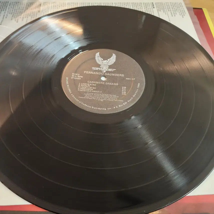 [BUNJANG] Fernando Saunders Cashmere Dreams LP / 희귀반 소울 페르난도 사운더스 Fernando Saunde lp