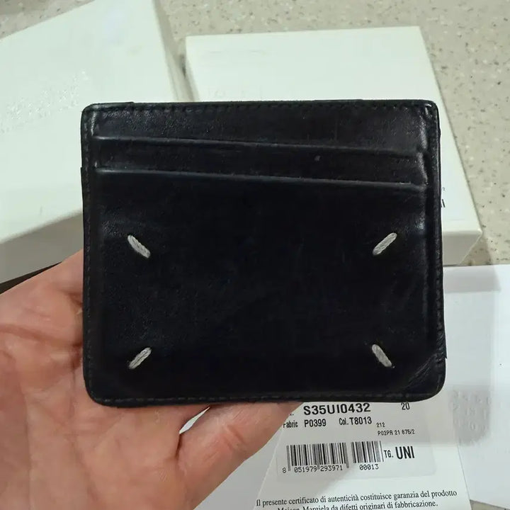 [BUNJANG] Maison Margiela Black Cardholder Full Set / [풀구성] 메종 마르지엘라 카드지갑 (정품)