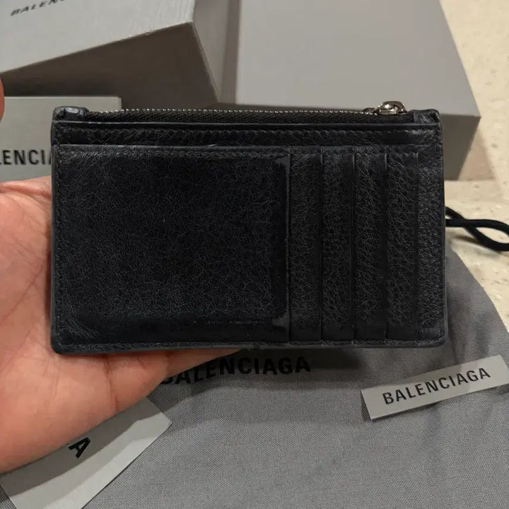 [BUNJANG] Balenciaga Zipper Card Holder Black / [풀구성] 발렌시아가 지퍼 카드지갑 (정품)