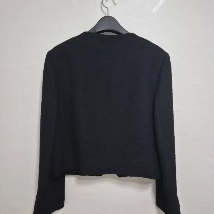 [BUNJANG] INSILENCE Snap Detail Tweed Jacket Black / 인사일런스 스냅 디테일 트위드 자켓