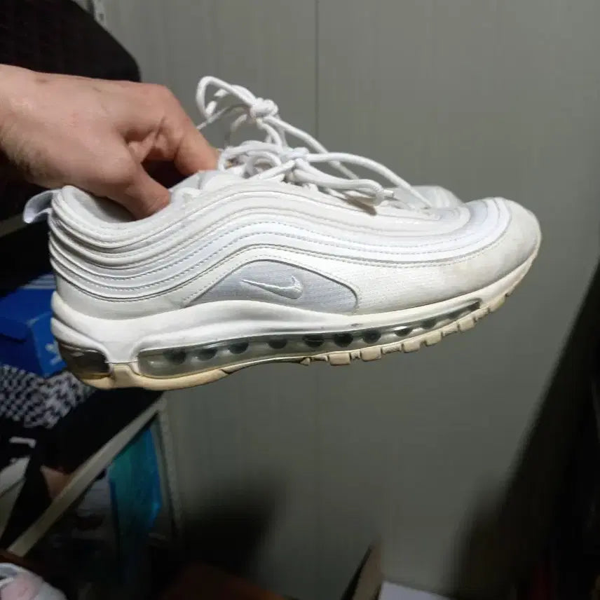 [BUNJANG] Nike Air Max 97 White Sneakers Size 245 / 나이키 에어맥스 97 흰색 운동화245
