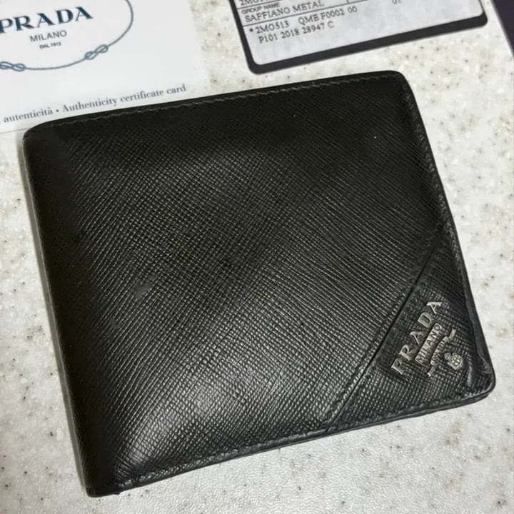 [BUNJANG] Prada Saffiano Bifold Wallet / 프라다 사파이노 반지갑