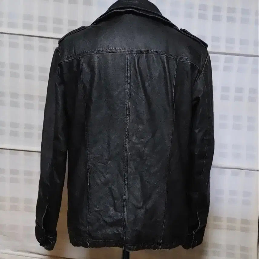 [BUNJANG] Superdry Vintage Leather Jacket (Black, Size L) / (100% 가죽) 슈퍼드라이 빈티지 가죽 자켓 L (100~105)
