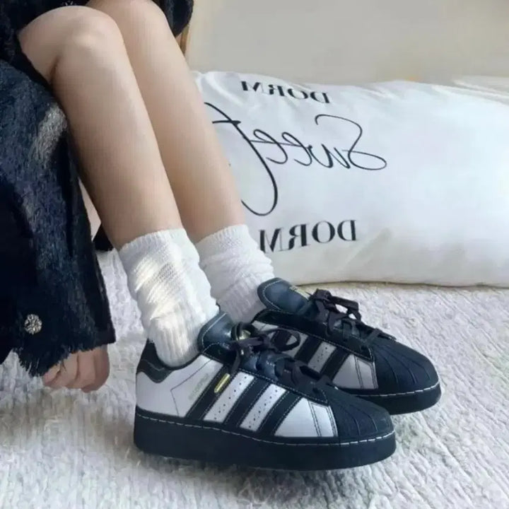 [BUNJANG] Adidas Superstar XLG Black Toe / 아디다스 슈퍼스타 XLG 블랙토