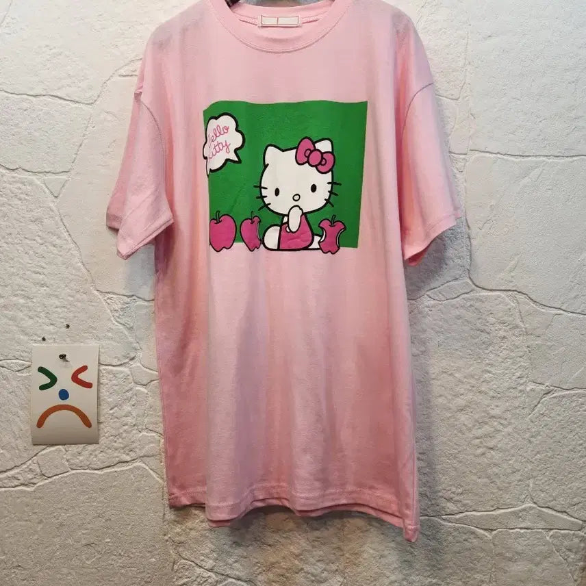 [BUNJANG] Cute Kitty Cotton T-Shirt / 귀여운키티티 (새상품)