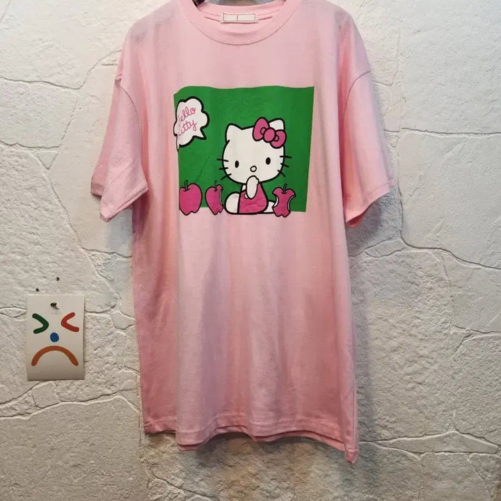 [BUNJANG] Cute Kitty Cotton T-Shirt / 귀여운키티티 (새상품)