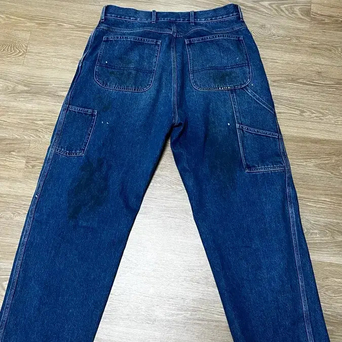 [BUNJANG] Dutero Second Denim Work Pants Dirty Wash M / 듀테로 세컨 데님 워크 팬츠 더티 워싱 M