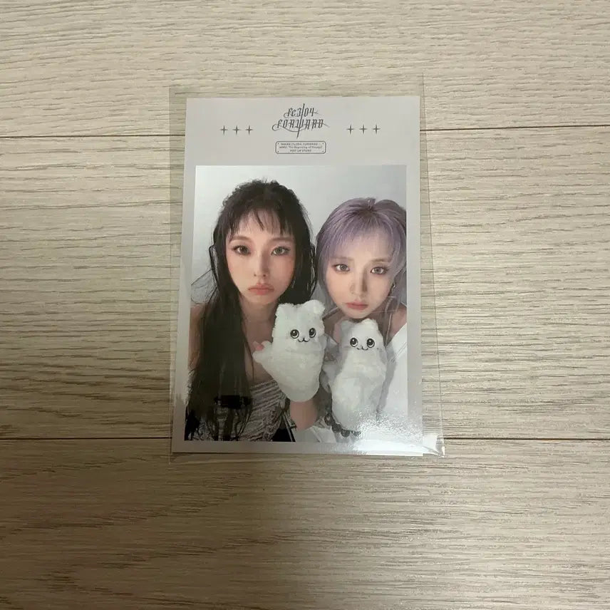 [BUNJANG] NMIXX Popup Postcard Jinni Jiwoo / 엔믹스 팝업 엽서 규진지우