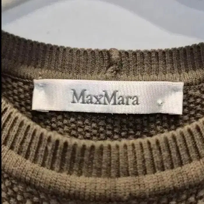 [BUNJANG] Max Mara Ruffle Sleeveless Top M Khaki / 막스마라 베스트