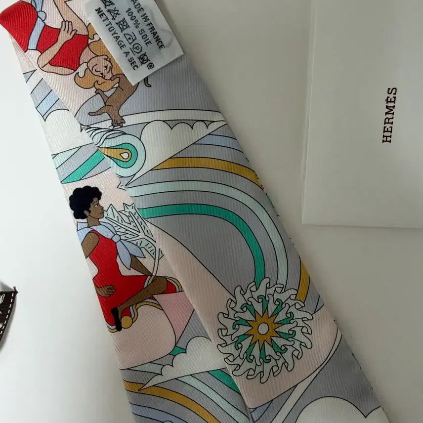 [BUNJANG] Hermès Carres Volants Twilly Scarf / 에르메스 까레 볼란트 트윌리 스카프 Carres Volants twill