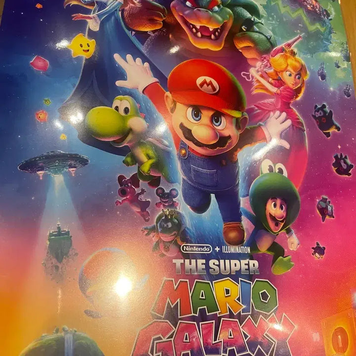 [BUNJANG] Super Mario Galaxy 4DX Poster / 슈퍼마리오 갤럭시 4DX 포스터