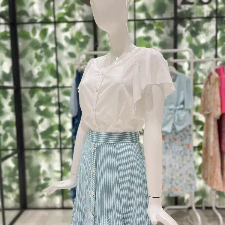 [BUNJANG] DEWL 22SS Ruffle Blouse / 듀엘 22SS  러플 블라우스