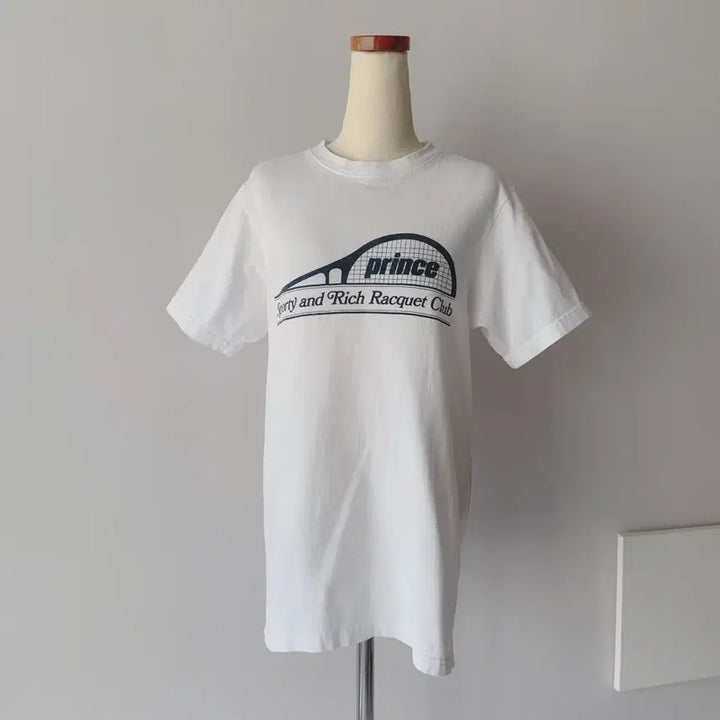 [SOLD OUT] 스포티앤리치 Sporty &amp; Rich 화이트 티셔츠 XS