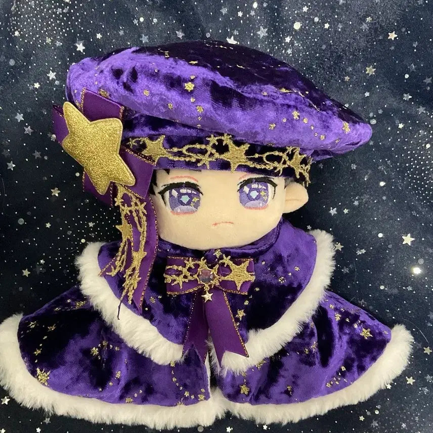 [BUNJANG] 20cm Doll Clothes: Starry Night Witch Fantasy Wizard / 20cm 인형옷 별밤 별의 마녀 판타지 마법사 20깅 옷장