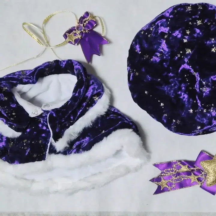 [BUNJANG] 20cm Doll Clothes: Starry Night Witch Fantasy Wizard / 20cm 인형옷 별밤 별의 마녀 판타지 마법사 20깅 옷장