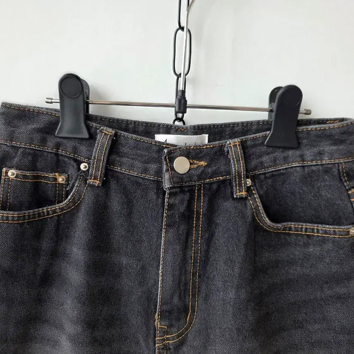 [BUNJANG] Black Denim Shorts / 26/블랙진 데님 반바지/새제품