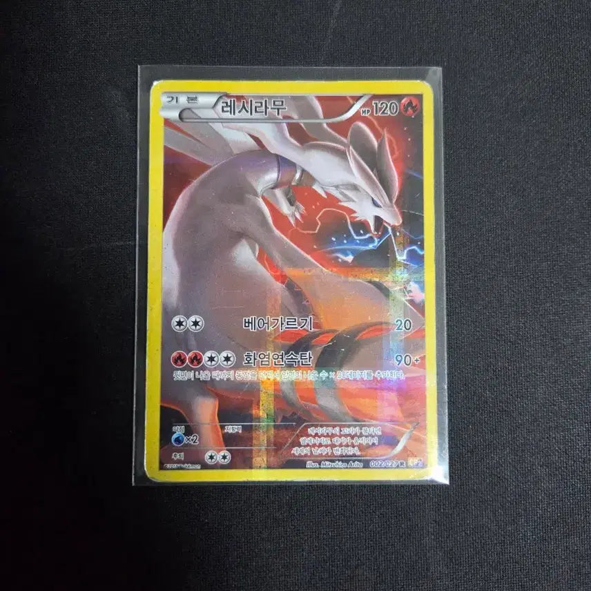 [BUNJANG] Reshiram, Black Kyurem Pokemon Cards / 포켓몬카드 레시라무, 블랙큐레무