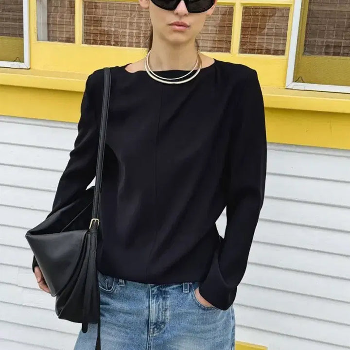 [BUNJANG] ORR Original Lou Blouse Black / orr 오리지널 루 블라우스 블랙