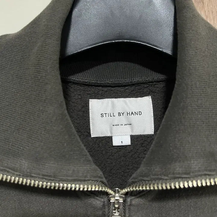 [BUNJANG] Steel By Hand Half-Zip Sweatshirt / 스틸바이핸드 하프집업 스웻셔츠