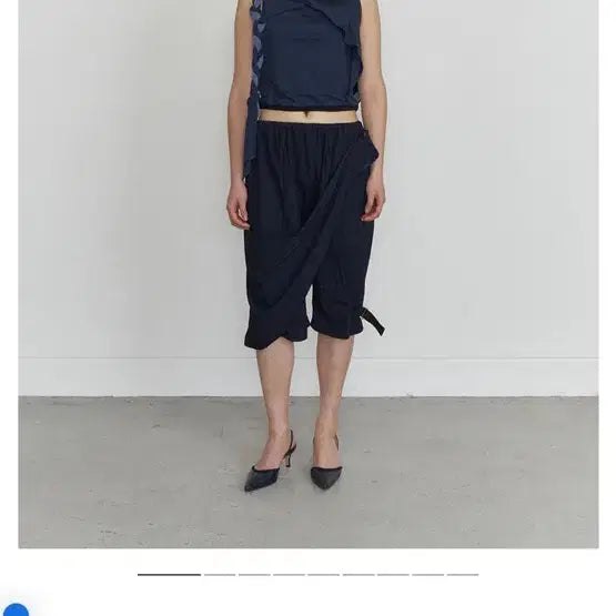 [BUNJANG] Oddly Workshop Draped Harem Shorts - Midnight, M / 오들리워크샵 Draped Harem Shorts, Midnight M