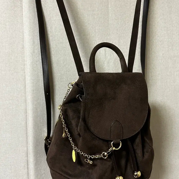 [BUNJANG] Atelier Park Claude Bag Suede Brown / 아뜰리에파크 클로드백 스웨이드 브라운