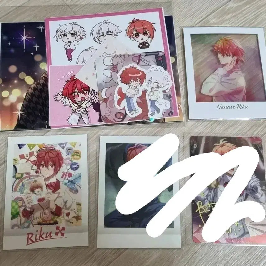 [BUNJANG] Idolish Seven Nanase Riku Birthday PASHACLE Clear Polaroid Card / 아이나나 나나세 리쿠 스가오 래비튜브 오프나나 블오화 오로라 일괄