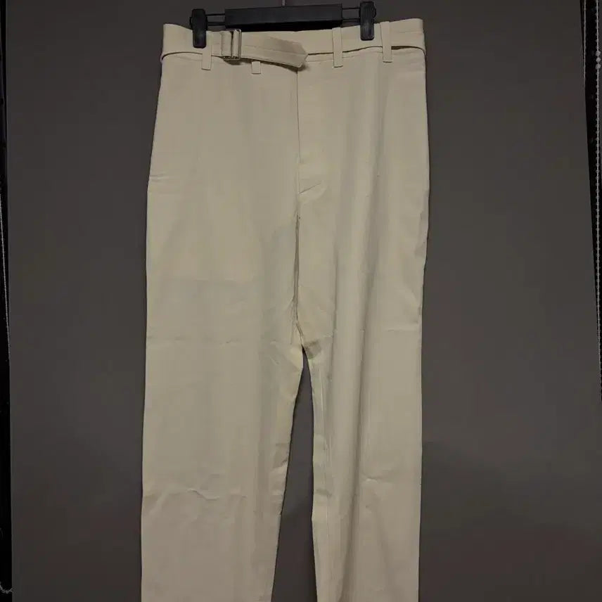 [BUNJANG] Lemaire 22SS Belted Wool Trousers Ivory / [50] 22SS 르메르 아이보리 벨티드 울 트라우저
