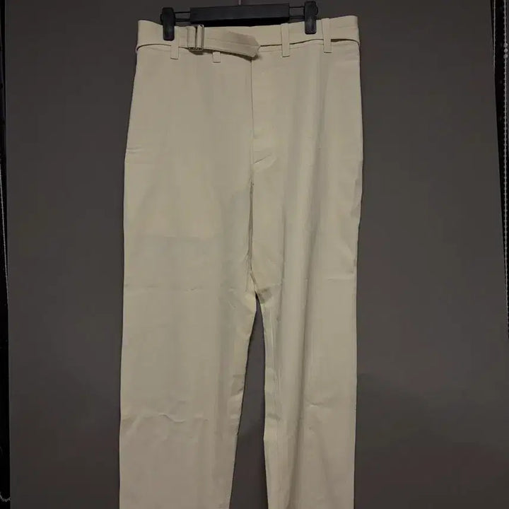 [BUNJANG] Lemaire 22SS Belted Wool Trousers Ivory / [50] 22SS 르메르 아이보리 벨티드 울 트라우저