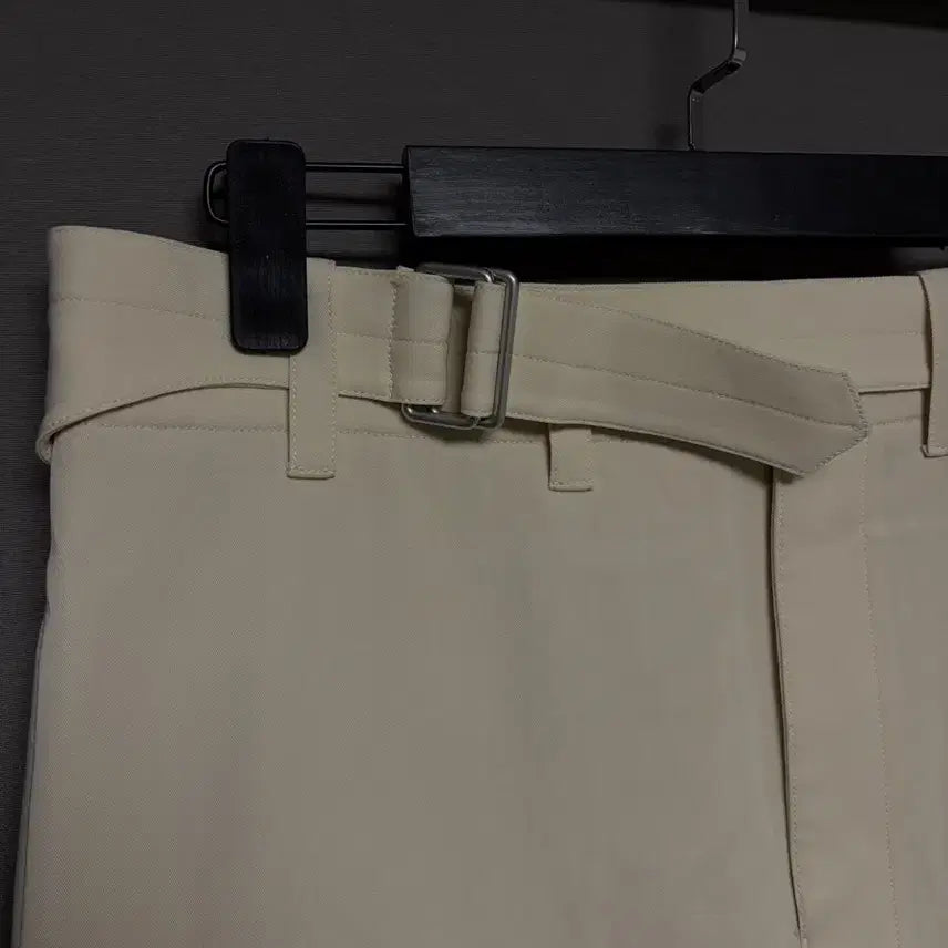 [BUNJANG] Lemaire 22SS Belted Wool Trousers Ivory / [50] 22SS 르메르 아이보리 벨티드 울 트라우저