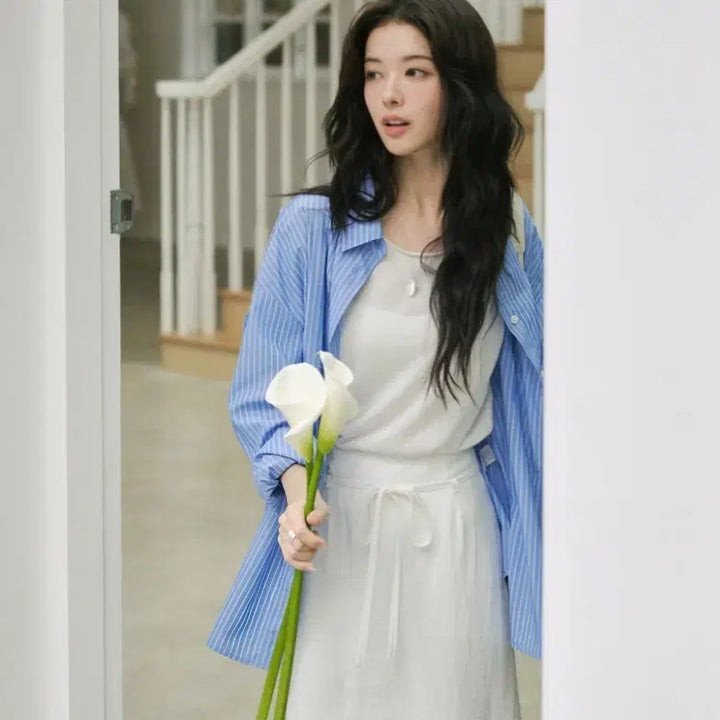 [BUNJANG] Siyaju Oversized Lounge Shirt / (새상품)시야쥬 오버핏 라운지st 셔츠