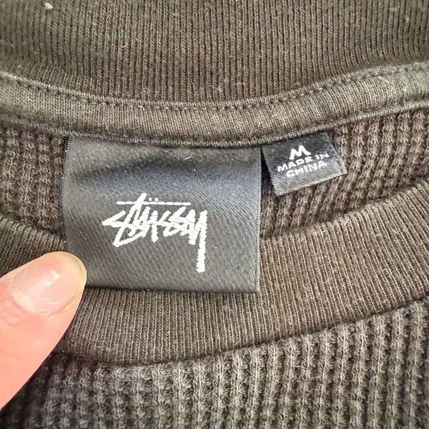 [BUNJANG] Stussy Waffle Long Sleeve M / 스투시 와플 롱슬리브사이즈는 M