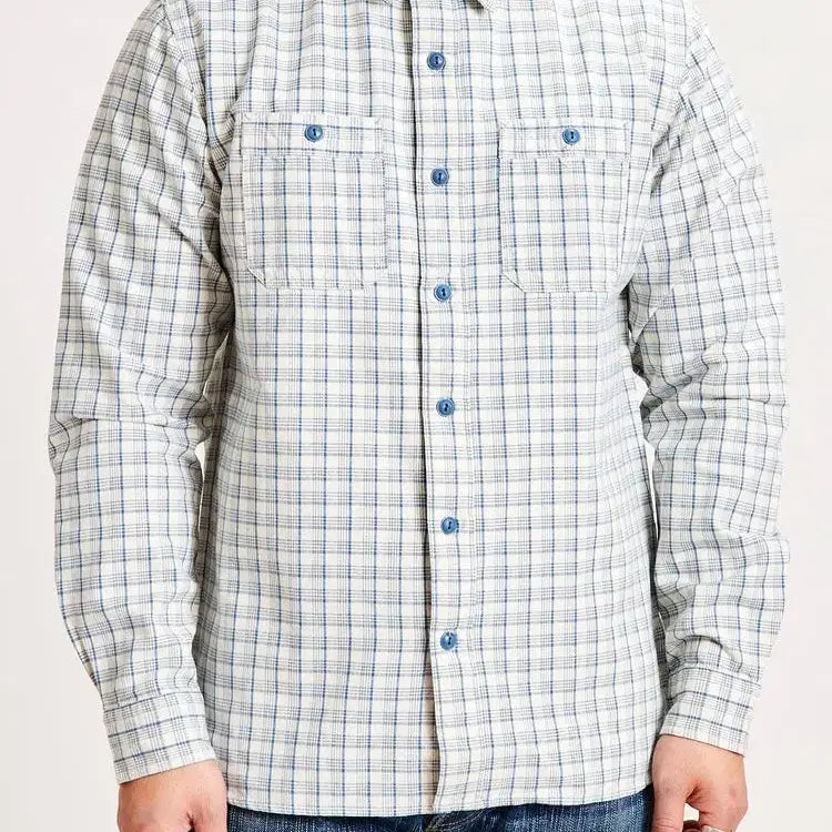 [BUNJANG] RRL Alaska Work Shirt Blue Check / rrl 더블알엘 블루 체크 알래스카 워크 셔츠