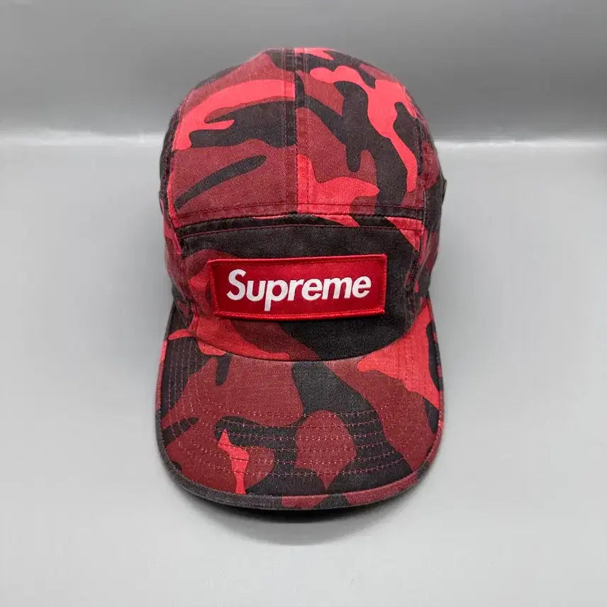 [BUNJANG] Supreme 23SS Military Camp Cap Red Camo / 23SS 슈프림 밀리터리 캠프캡 레드 카모