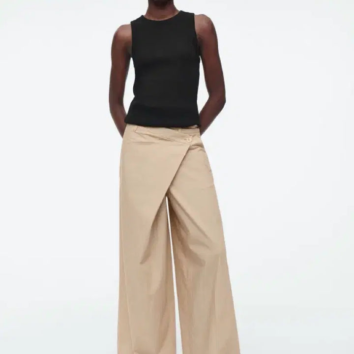 [BUNJANG] COS Asymmetric Wrap Trousers - Size 38 / COS 코스 애시메트릭 랩 트라우저 팬츠 38