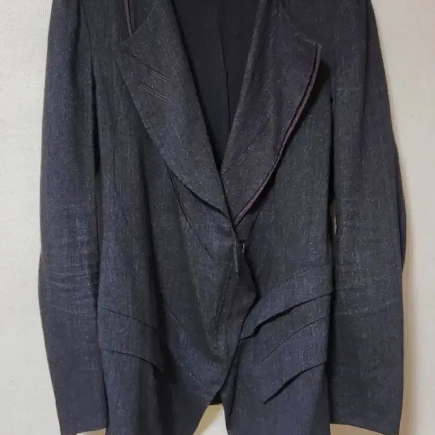 [BUNJANG] Objet K Rap Style Jacket Dark Gray / 오브제 K 랩 스타일 재킷 진회색