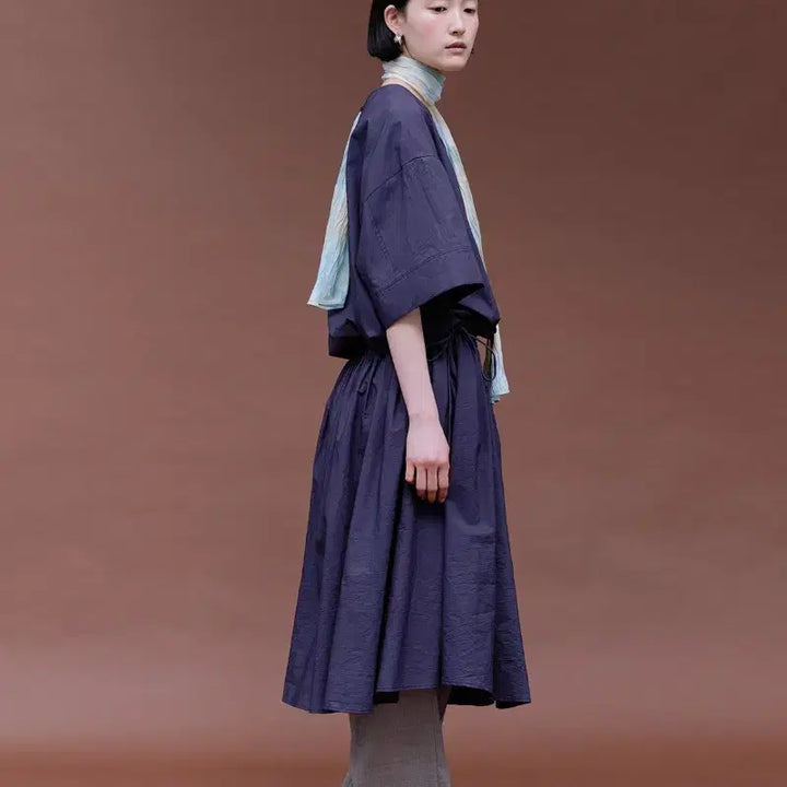 [BUNJANG] Ethos MEG String Dress - Purple Navy / 에토스 MEG STRING DRESS / PURPLE NAVY 판매합니다