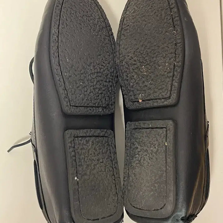[BUNJANG] Zara Limited Edition Black Leather Deck Shoes / 자라 블랙 레더 데크 슈즈 리미티드 에디션