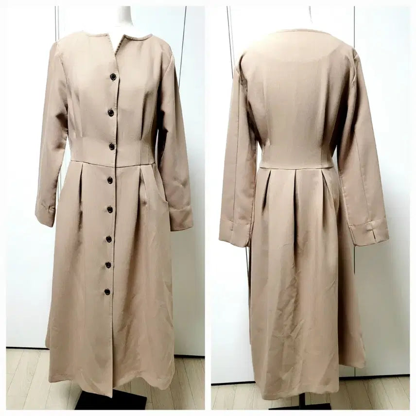 [BUNJANG] Urban Chic Beige Long Dress / Urban Chic 베이지 원피스  (66) 거의새거