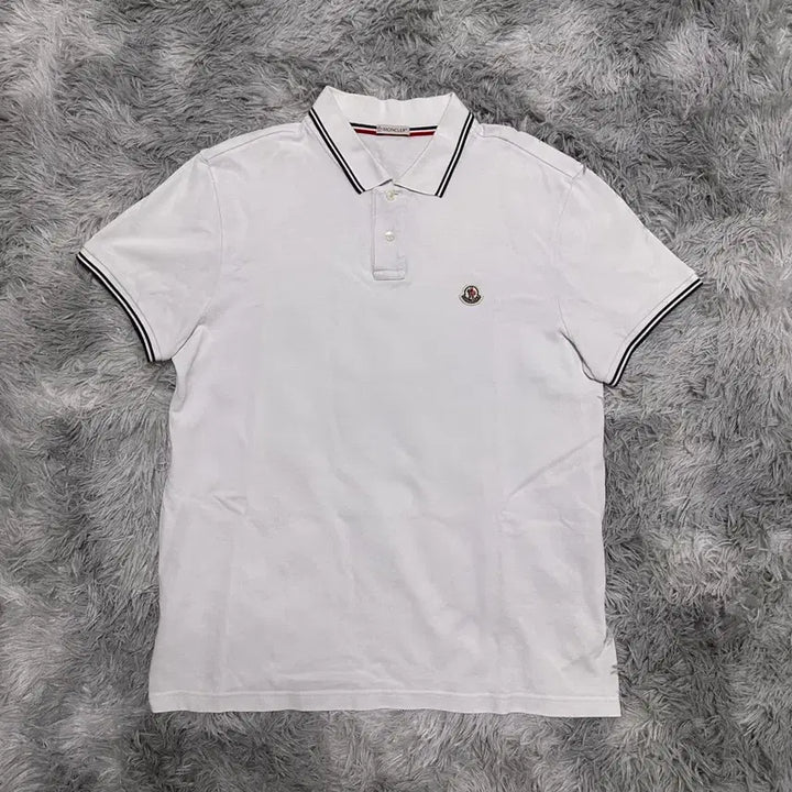 [BUNJANG] Moncler Logo Patch Polo T-Shirt XL / [XL size] 몽클레어 와펜 패치 카라티셔츠