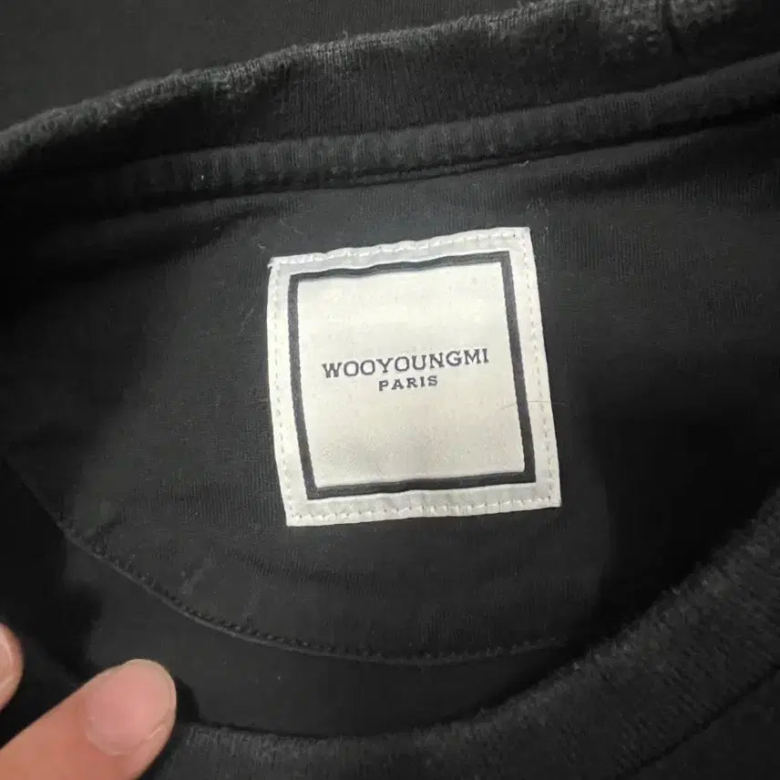 [BUNJANG] Wooyoungmi Back Logo T-Shirt Size 95 / [정품/95] 우영미 백로고 반팔