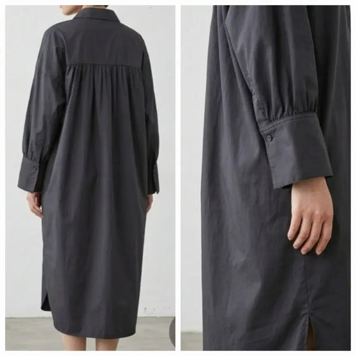 [BUNJANG] A+G Boxy Shirt Long Dress / A+G 엣지 박시 셔츠 롱원피스  (55~66) 상태깨끗